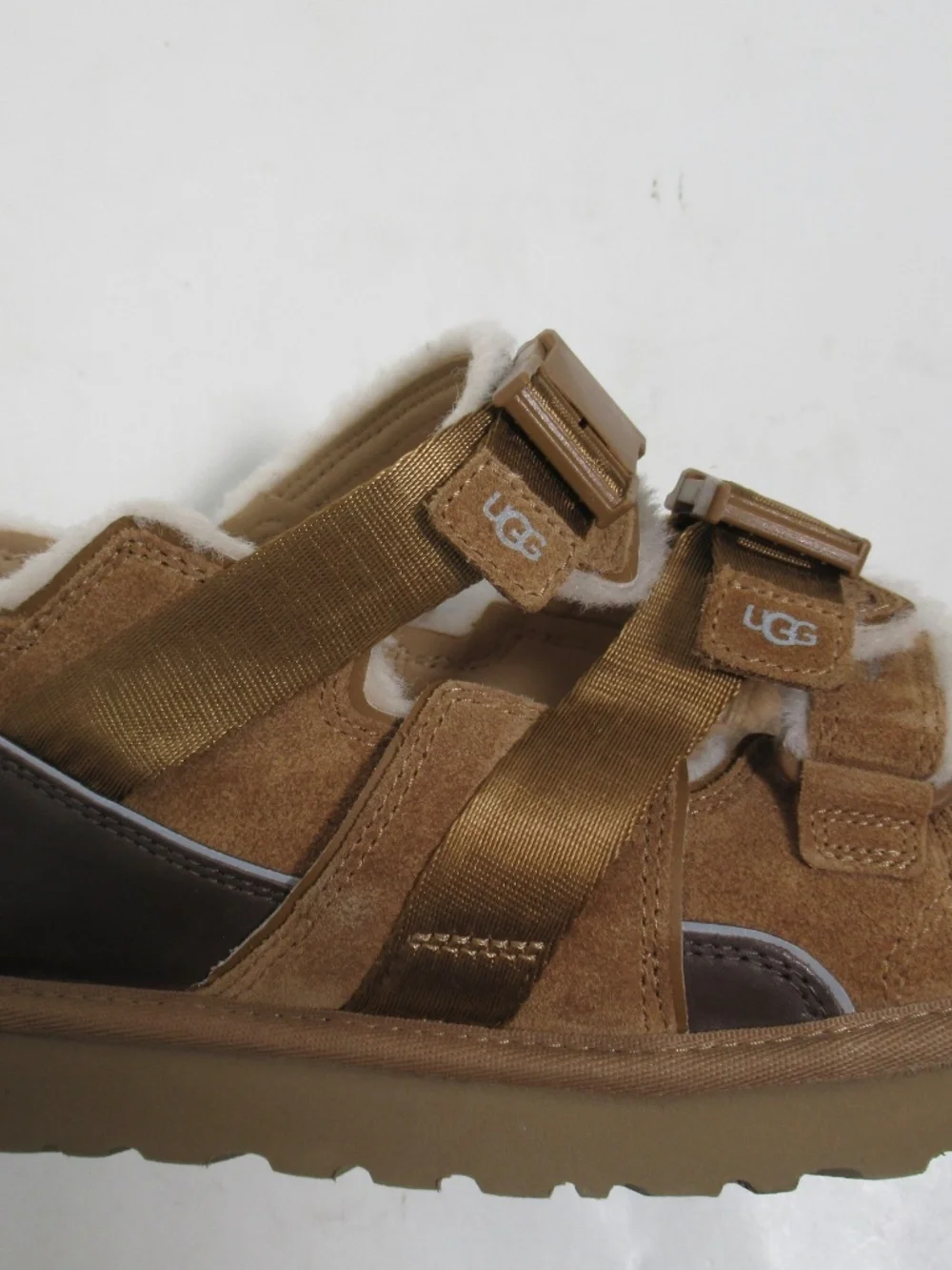 Ugg x Feng Chen Wang Women's Sandal Chestnut Brown Ugg S/N 1125206 Size 8 USA